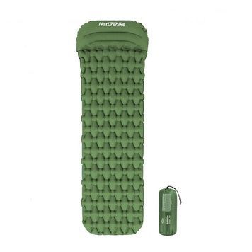 Матрац надувний з подушкою Naturehike FC-12 NH19Z003-P army green 6927595737750 фото