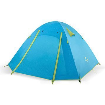 Палатка Naturehike P-Series III (3-х местная) 210T 65D polyester Graphic NH18Z033-P голубой 6975641887331 фото