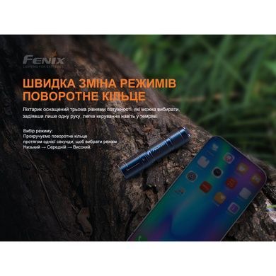 Ліхтар ручний Fenix E01 V2.0 чорний E01V20blk фото