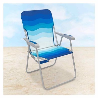 Складной пляжный стул Wejoy WF1901 dark blue/white WF1901_DARKBLUE/WHITE фото