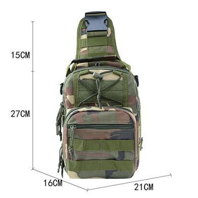 Сумка тактическая через плечо Smartex 3P Tactical 10 ST-050 jungle camouflage ST219 фото