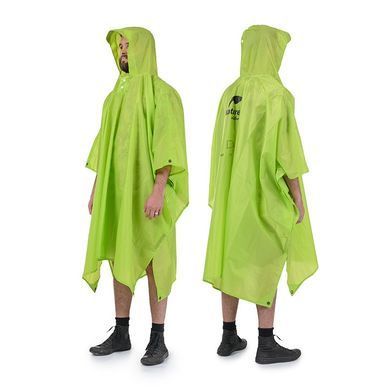 Пончо-тент Naturehike 210T polyester New NH17D002-M green 6927595717967 фото
