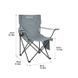 Крісло розкладне KingCamp Lotus grey KC2216_GREY &ndash; фото 2