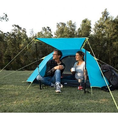 Намет Naturehike P-Series IV (4-місний) 210T 65D polyester Graphic NH18Z044-P блакитний 6975641888055 фото