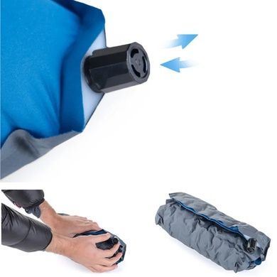 Подушка самонадувна Naturehike Sponge automatic Inflatable Pillow UPD NH17A001-L green 6927595746240 фото