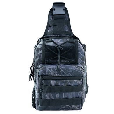Сумка тактична через плече Smartex 3P Tactical 10 ST-050 pythons grain black ST220 фото Сумка тактична через плече Smartex 3P Tactical 10 ST-050 pythons grain black ST220 фото