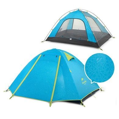 Намет Naturehike P-Series IV (4-місний) 210T 65D polyester Graphic NH18Z044-P блакитний 6975641888055 фото