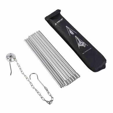 Тренога для казана Starcamp Fire pit tripod HX-TD02 silver SC145 фото