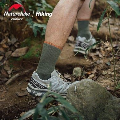 Носки Naturehike Wool right angle М 35-39 NH21WZ003 army green 6927595791042 фото