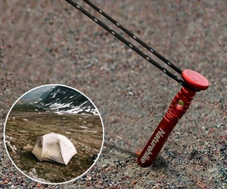 Кілочки Т-образні Naturehike aluminum 160 мм (6 шт.) NH17D025-D red 69275957233357 фото