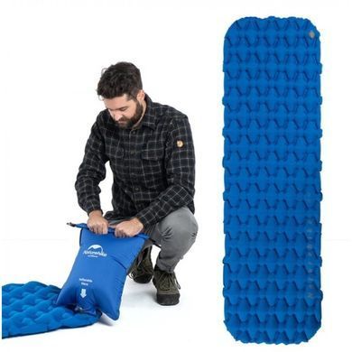 Матрац надувний Naturehike FC-10 1950х590х65 мм NH19Z032-P blue 6927595734261 фото