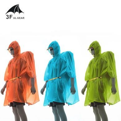 Пончо-тент 3F Ul Gear 15D nylon Multi use P-15D orange 6970919905557 фото