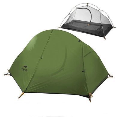 Намет Naturehike Cycling I (1-місний) 20D silicone + footprint NH18A095-D forest green 6927595789735 фото Намет Naturehike Cycling I (1-місний) 20D silicone + footprint NH18A095-D forest green 6927595789735 фото