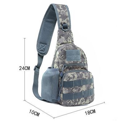 Сумка тактическая через плечо Smartex 3P Tactical 3 ST-055 acu camouflage ST222 фото