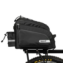 Велосумка на багажник із тримачем для фляги Rhinowalk Multifunctional 17л RK19666 Black