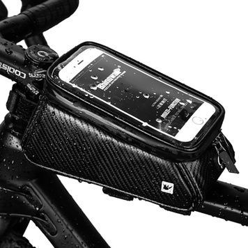 Велосумка Rhinowalk Bike Phone 1.5л RK18335 carbon black RW180 фото