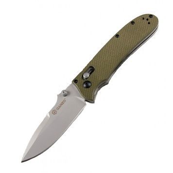 Ніж складаний туристичний Ganzo G704 (8.6 см) 440C / G10 зелений G704g фото