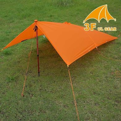Пончо-тент 3F UL GEAR 210T polyester Basic (Upgrade) orange
