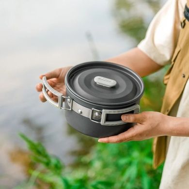 Набор посуды (2 кастрюли, чайник, сковорода) Naturehike CNK2450CF010, алюминий 6976507663281 фото
