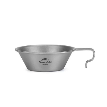 Миска титанова Naturehike 300 мл NH21CJ010 сірий 6927595788141 фото