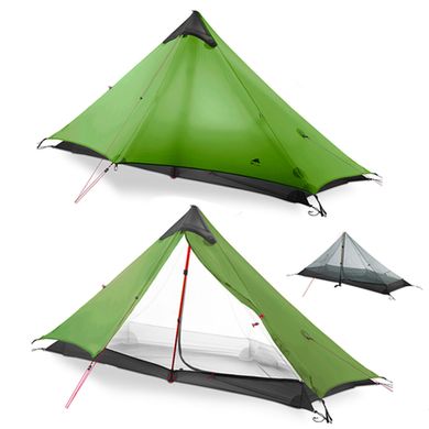 Палатка 3F Ul Gear Lanshan I (1-местная) 15D nylon 3 season dark green