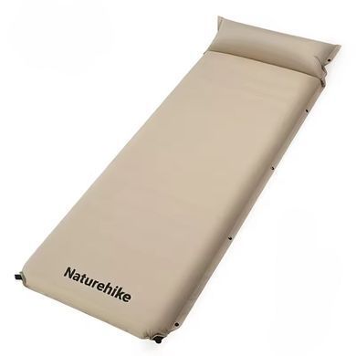 Коврик самонадувной с подушкой Naturehike D04 100 мм CNK2450WS020 beige 6927595712719 фото