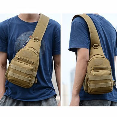Сумка тактична через плече Smartex 3P Tactical 3 ST-055 pythons grain black ST224 фото