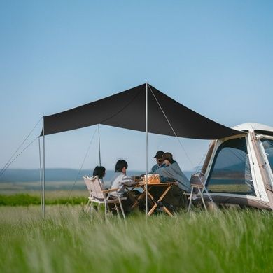 Палатка трехместная надувная автоматическая с тентом Naturehike Ango CNK2550WS017, коричневая 6977465867902 фото