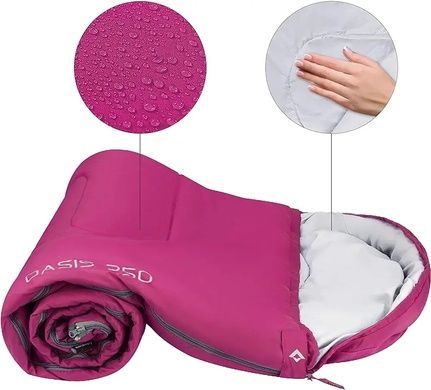 Спальный мешок KingCamp Oasis 250 KS3121 rose red KS3121_ROSERED фото