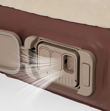 Матрац надувний двомісний з вбудованим насосом Mobi Garden Air double bed 26 см NX24663001 sand 6941870591585 фото