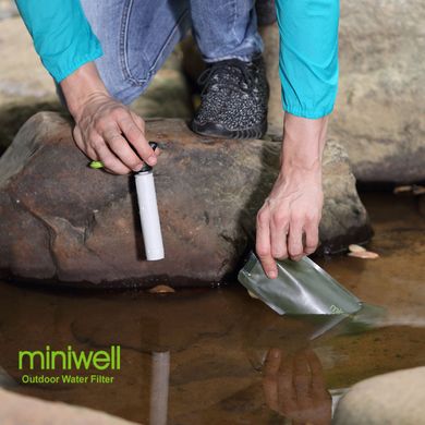 Фільтр для води портативний туристичний Miniwell 1000 л L620 green