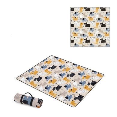 Килимок для пікніка Naturehike Picnic mat M 170х200 NH21FCD01 dogs 6927595774144 фото