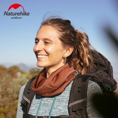 Повязка многофункциональная Naturehike Wool scarf NH20FS025 coffee 6927595765319 фото