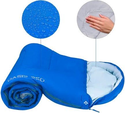 Спальный мешок KingCamp Oasis 250S KS3221 blue KS3221_BLUE фото