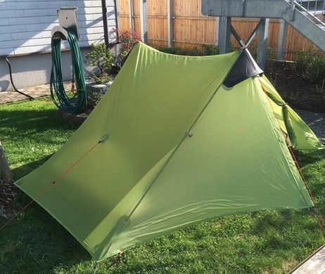 Палатка 3F Ul Gear Lanshan II (2-х местная) 15D nylon 3 season dark green 6970919900156 фото