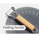 Сковорода из нержавеющей стали со складывающейся ручкой Naturehike CNK2550CF011, 29,5 х 29,5 см 6977465868473 &ndash; фото 2