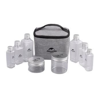 Набір для спецій Naturehike BBQ 8 шт. NH19T002-P grey 6927595737736 фото