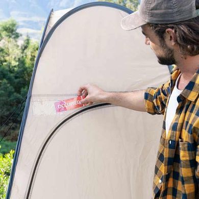 Палатка для туалета Utility Tent 210T polyester NH17Z002-P beige/brown 6927595795934 фото