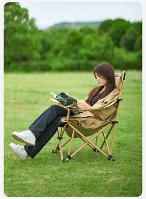 Кресло раскладное Mobi Garden Recliner NX22665036 black 6941870571747 фото