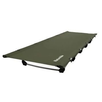 Ліжко складане Naturehike XJC05 NH20JJ001, Поліестер Oxford / алюміній, темно-зелене 6927595768761 фото