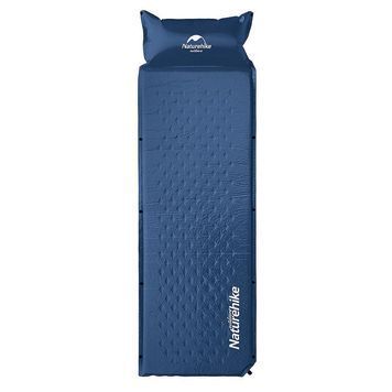 Коврик самонадувающий Naturehike Mat with Pillow 25 мм NH15Q002-D dark blue 6927595705117 фото