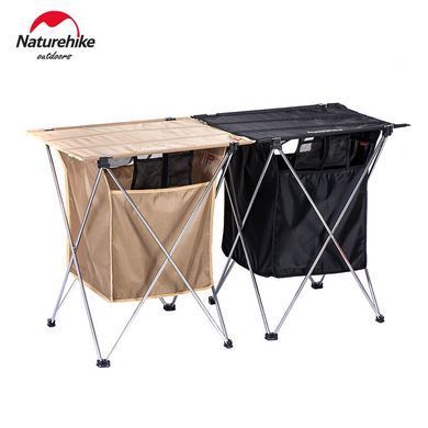 Стіл складаний з коробкою для зберігання Naturehike NH19JJ084 black 6927595741948 фото