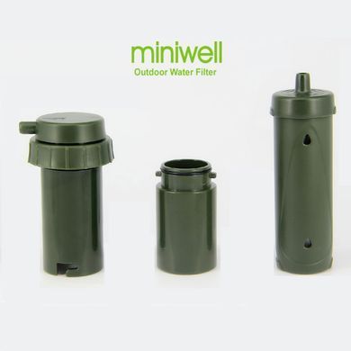 Фильтр для воды портативный туристический Miniwell 1000 л L610 green 6951533261014 фото