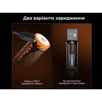 Аккумулятор 900mAh Flextail Zero Battery usb type C зарядка 6975755965710 фото