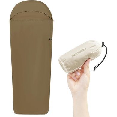 Подкладка для спального мешка Naturehike CNH22SD016, нейлон, коричневая 6975641883647 фото