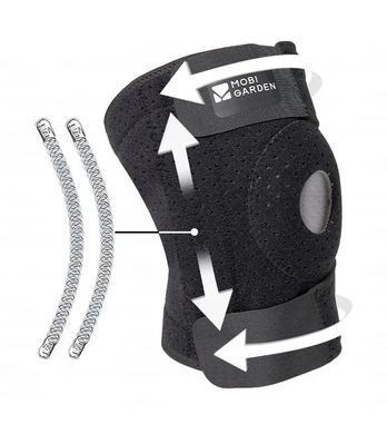 Бандаж на колено Mobi Garden NX23649001 black 6941870597815 фото