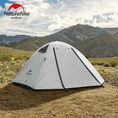Палатка Naturehike P-Series III (3-х местная) 210T 65D polyester Graphic NH18Z033-P white