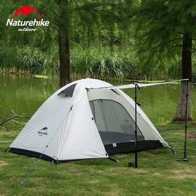 Намет Naturehike P-Series III (3-х місний) 210T 65D polyester Graphic NH18Z033-P white 6927595729663 фото