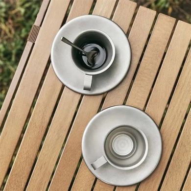 Набір посуду Naturehike steel 3 предмети NH21SJ001 сірий 6927595784600 фото