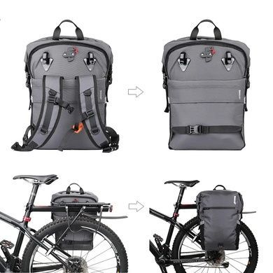 Сумка-рюкзак на багажник Rhinowalk Bicycle 24 л X20601 black RW145 фото